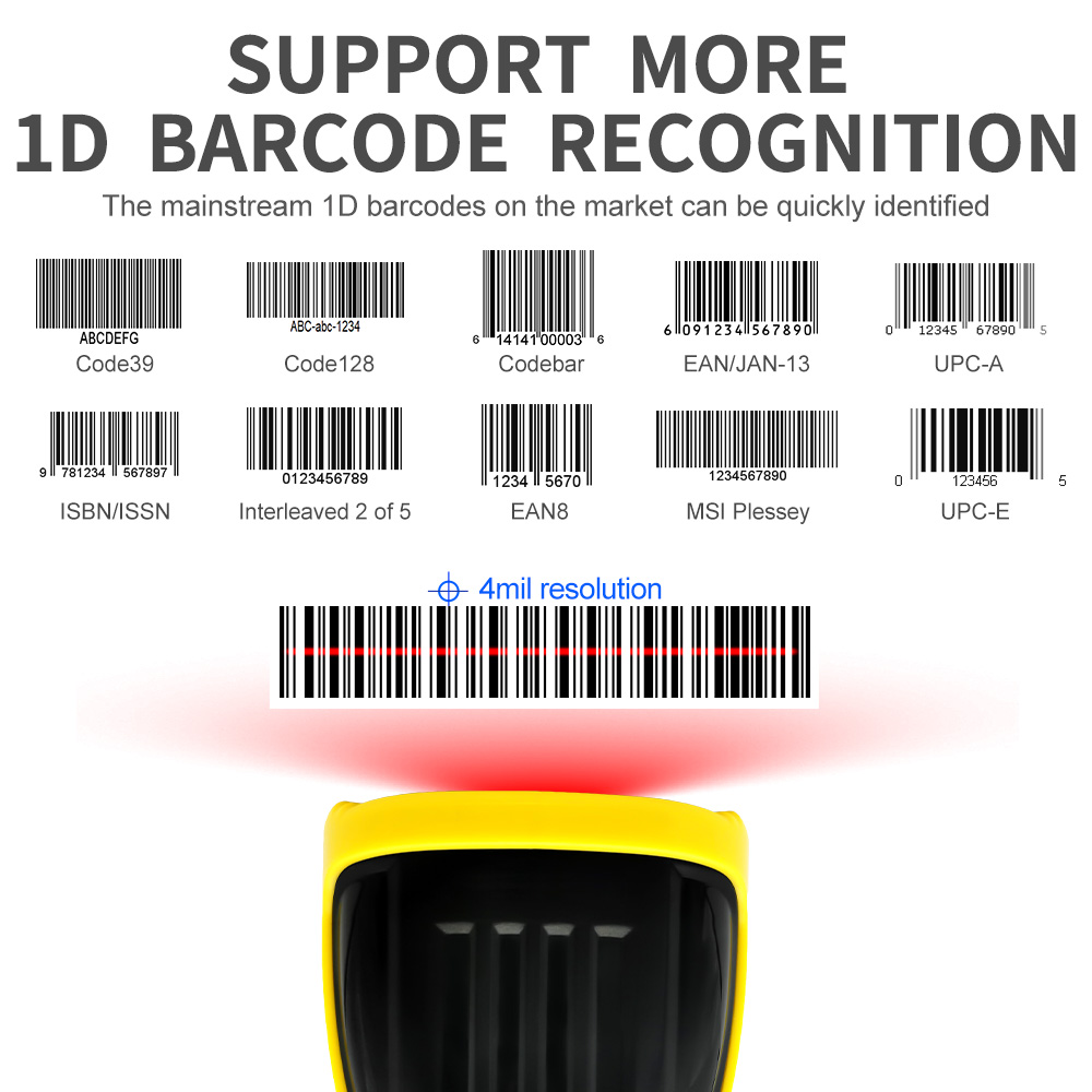 M-3100 1D Laser Wired Handhold Barcode Scanner_1
