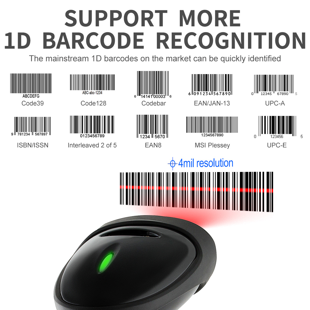 X-530 1D Laser Wired Handhold Barcode Scanner_2