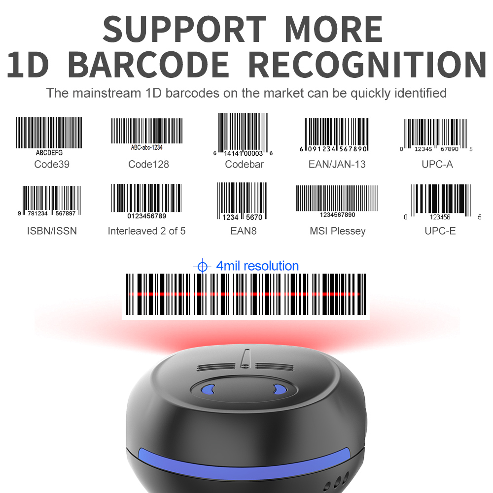 X-660B 1D Laser Wireless Bluetooth Handhold Barcode Scanner_2
