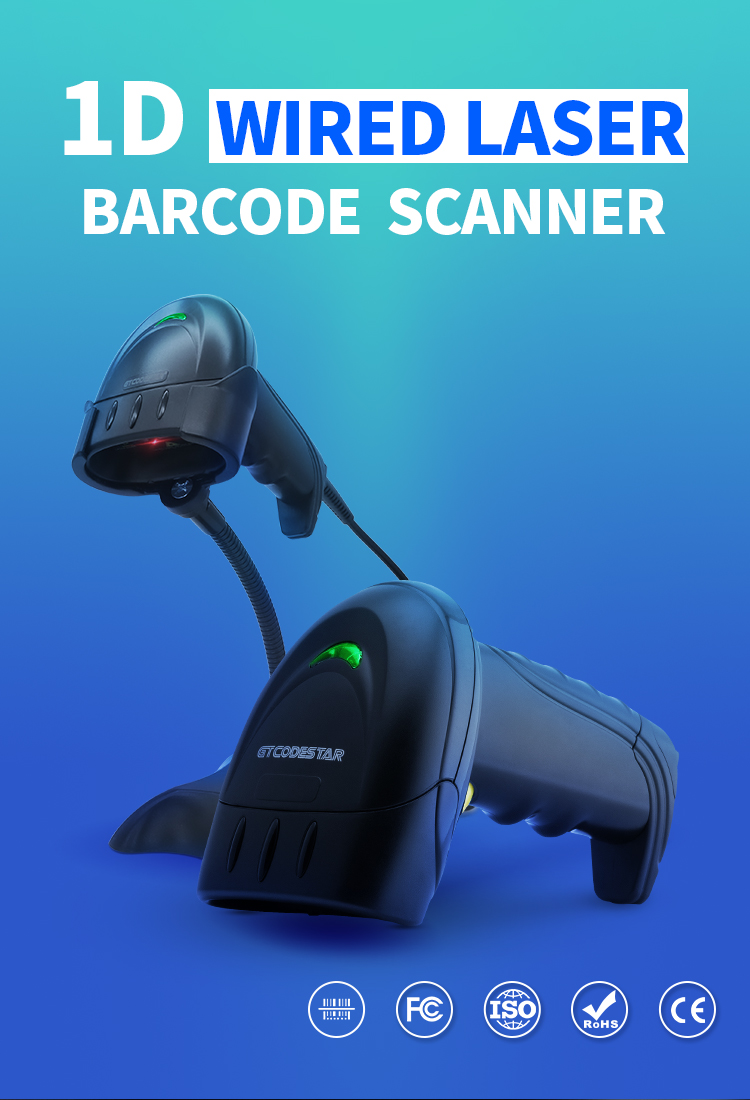 X-520AT 1D Automatic Laser Wired Handhold Barcode Scanner With Stand_11.jpg