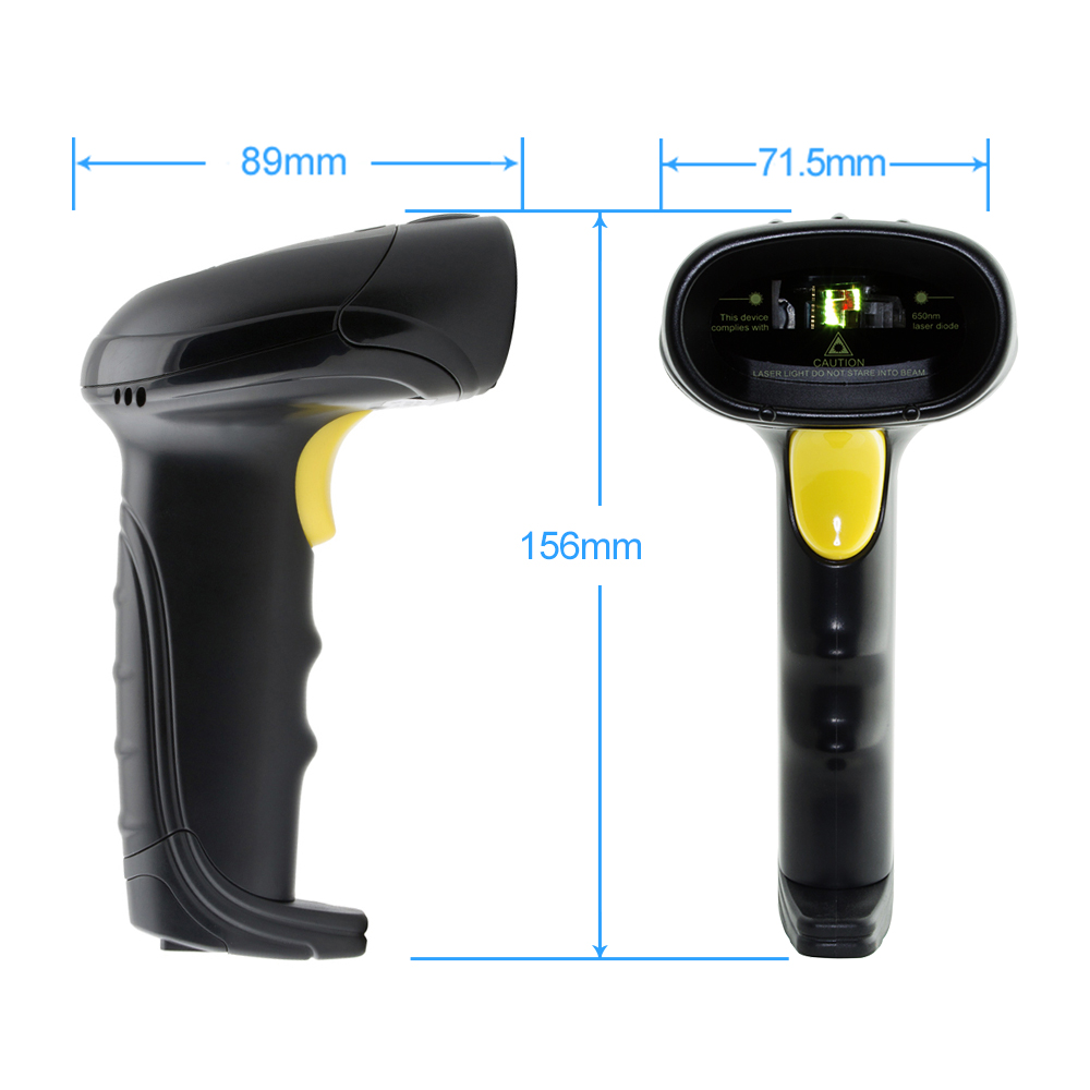 X-520 1D Laser Wired Handhold Barcode Scanner_5