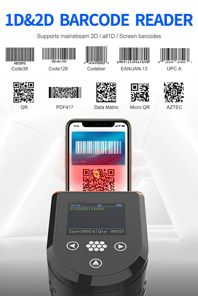 xincode GT-3300 series barcode scanner support 1D&2D barcode.webp